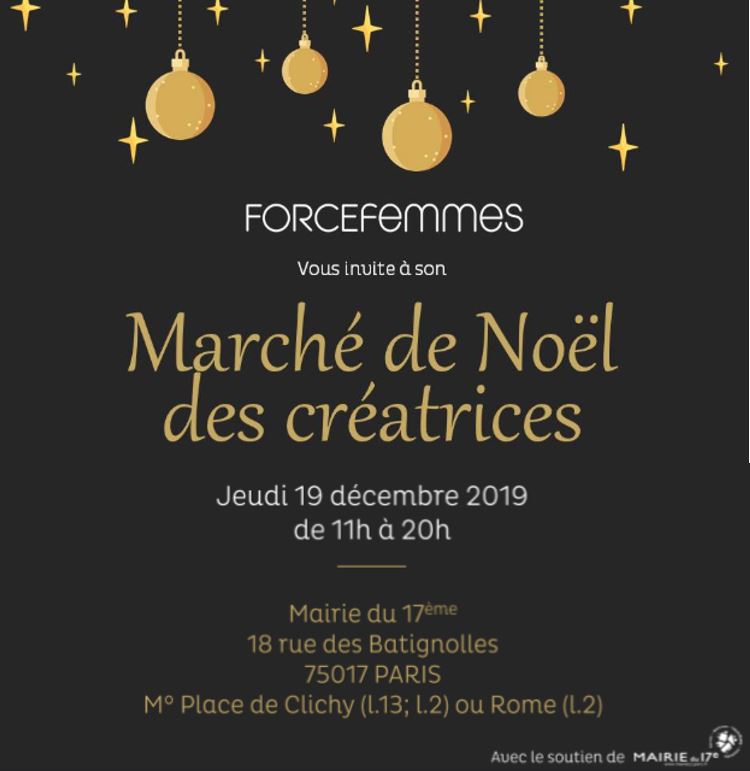 marché de noel force femmes 2019 paris lilimargotton