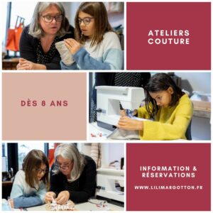 Cours couture Famille /parent enfant