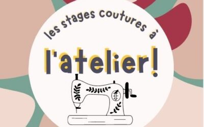 Trouver une activité pendant les vacances scolaires : un  stage couture et broderie moderne