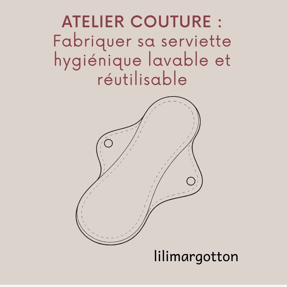 Coudre sa serviette hygiénique lavable